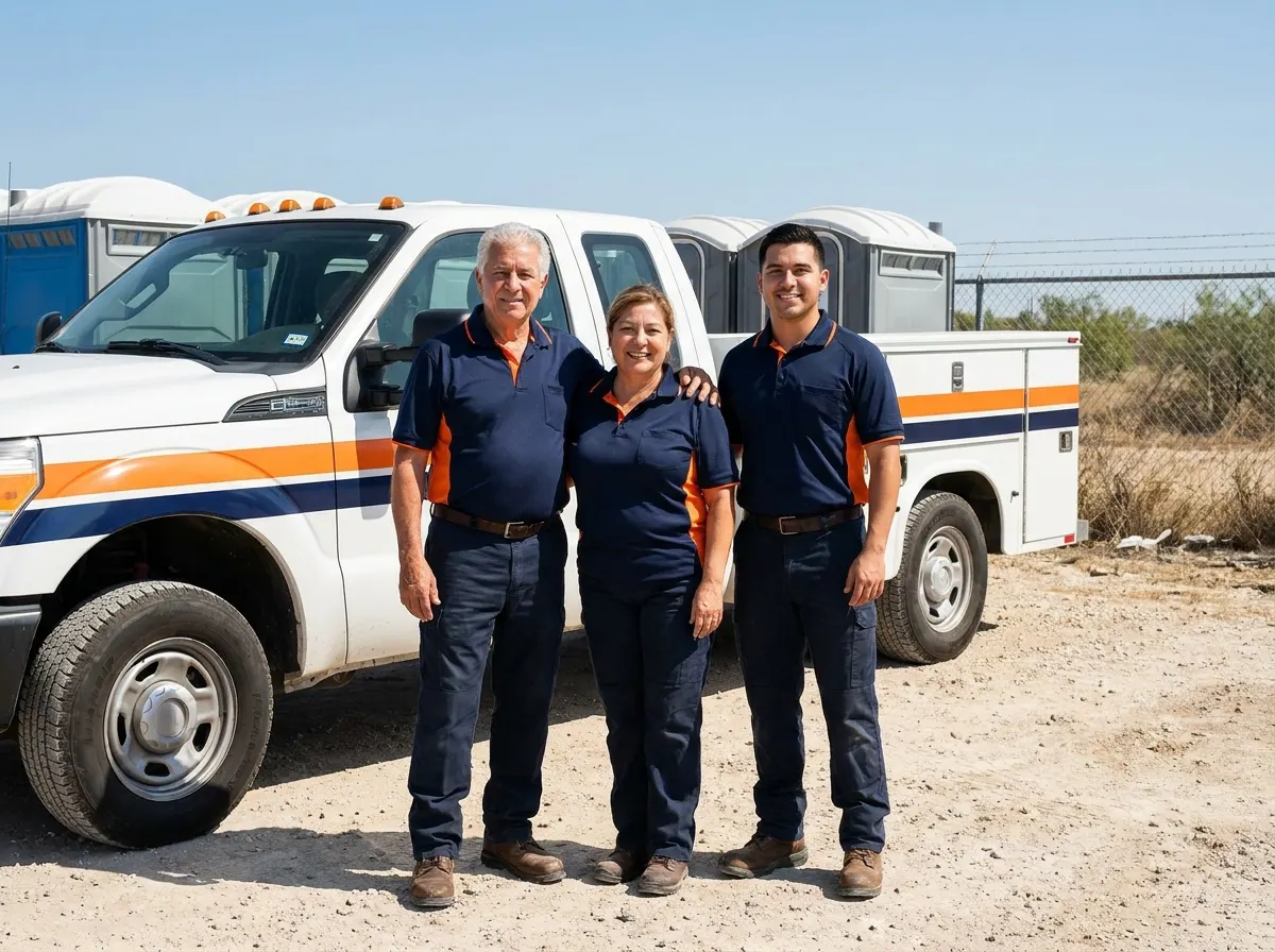 The SmartChoice Potty Solutions team — portable toilet supplier in San Antonio, TX